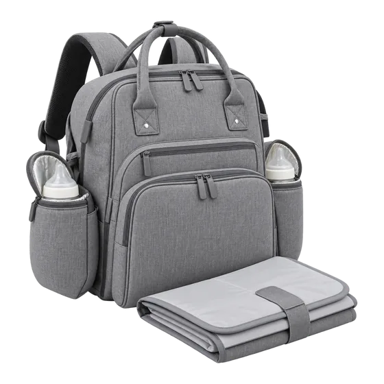 Sac à dos à langer grande capacité (illustration)
