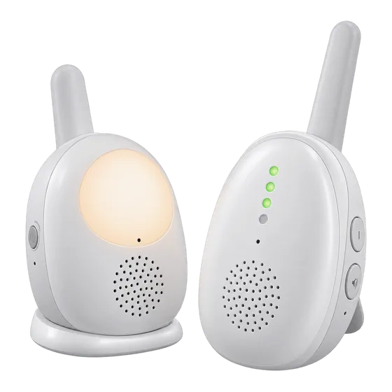Écoute-bébé audio DECT bidirectionnel (illustration)