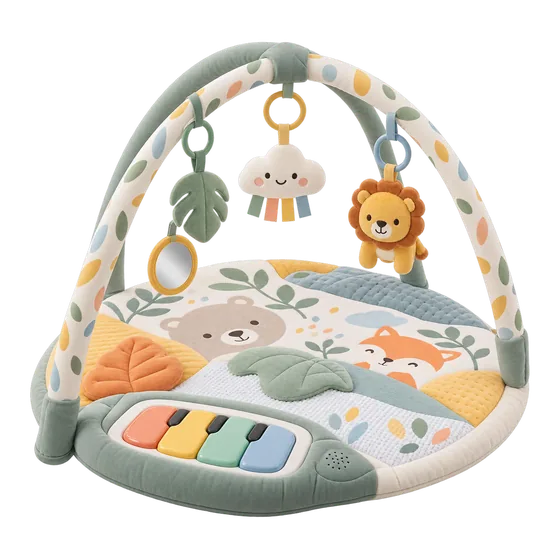 Tapis d'éveil musical 4 en 1 (illustration)