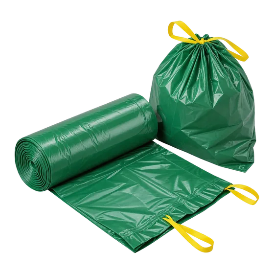Sacs poubelle 100 L à liens, gros lot (illustration)