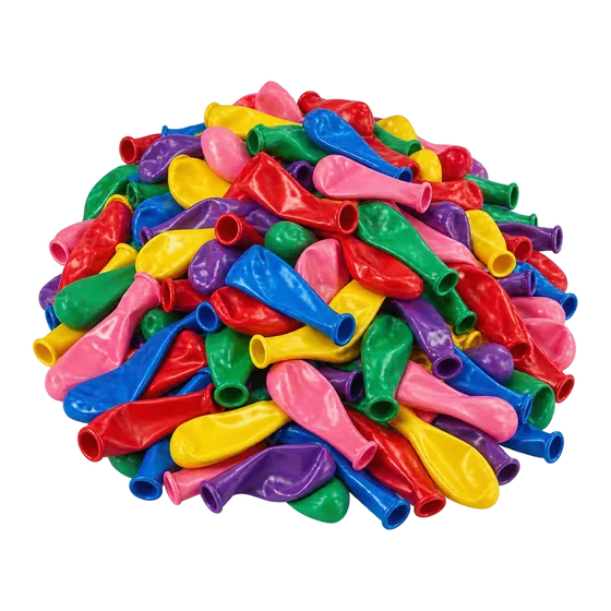 Ballons anniversaire, 100 pièces (illustration)