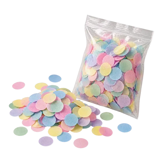Confettis de table ronds, 6 500 pièces (illustration)