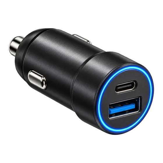Chargeur allume-cigare USB-C 60 W (illustration)