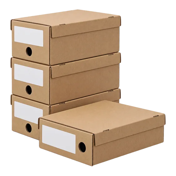 Boîtes d'archives A4, lot de 10 (illustration)