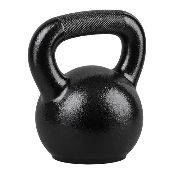 Kettlebell en fonte (illustration)