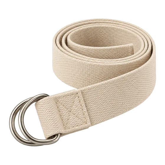 Sangle de yoga en coton bio (illustration)