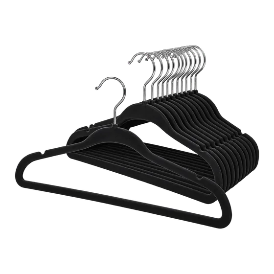 Cintres velours ultra-fins, lot de 30 (illustration)