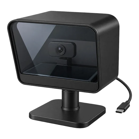Prompter avec écran intégré (illustration)