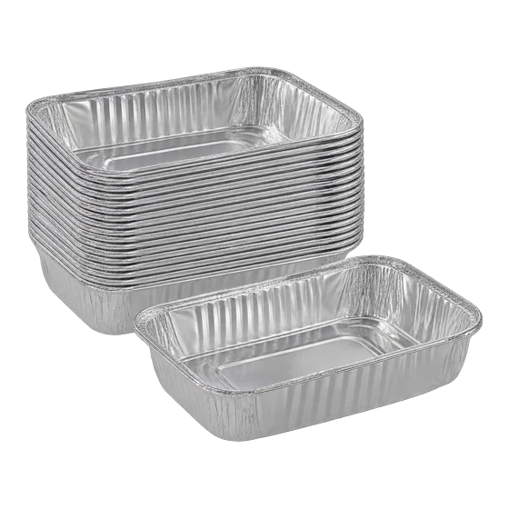 Barquettes aluminium 2 L, lot de 25 (illustration)