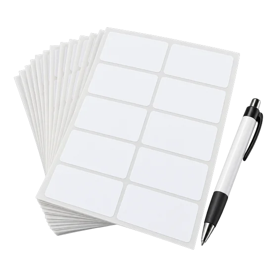 Étiquettes autocollantes à écrire, 600 (illustration)