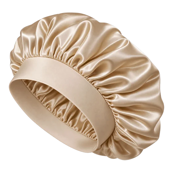 Bonnet satin cheveux pour la nuit (illustration)