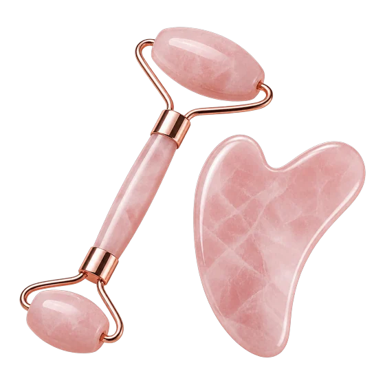 Rouleau de jade et gua sha (illustration)