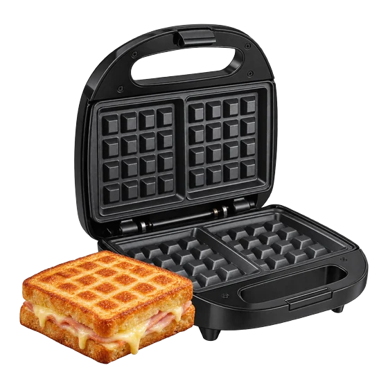 Appareil croque-monsieur 3 en 1 (illustration)
