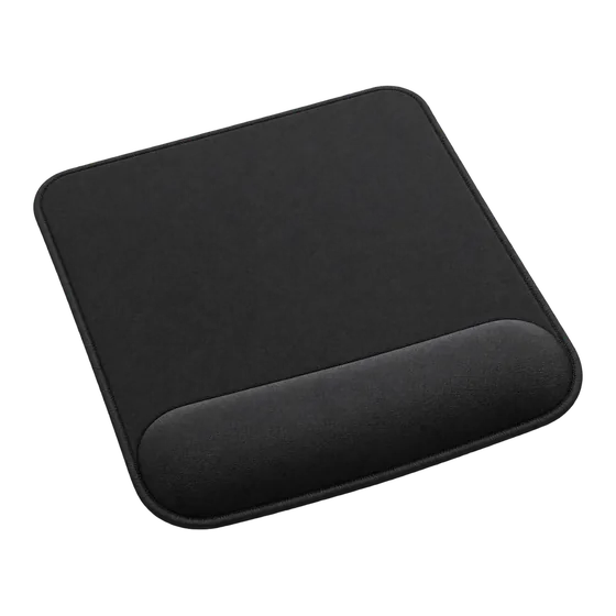 Tapis de souris avec repose-poignet (illustration)