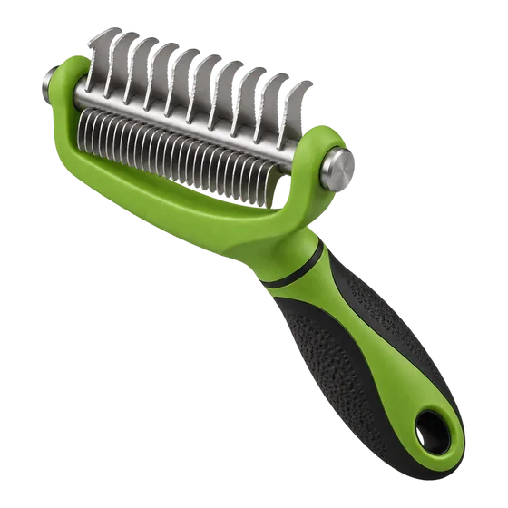Brosse démêlante double lame (illustration)